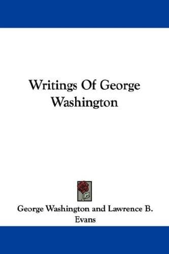 Cover image for Writings Of George Washington
