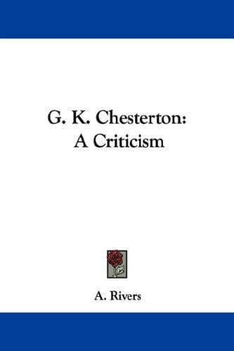 Cover image for G. K. Chesterton