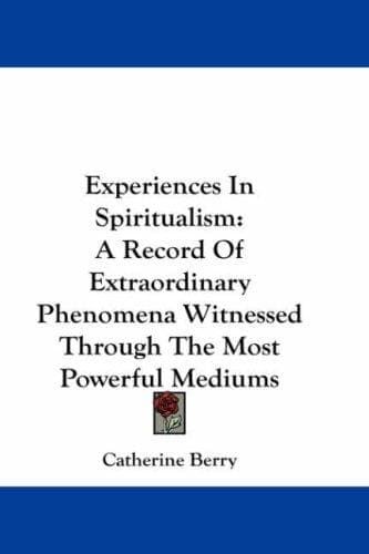 Cover image for Experiences In Spiritualism
