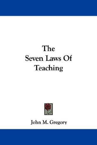 Cover image for The Seven Laws Of Teaching