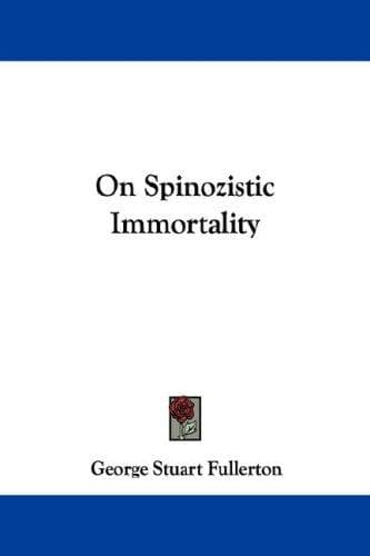 Cover image for On Spinozistic Immortality