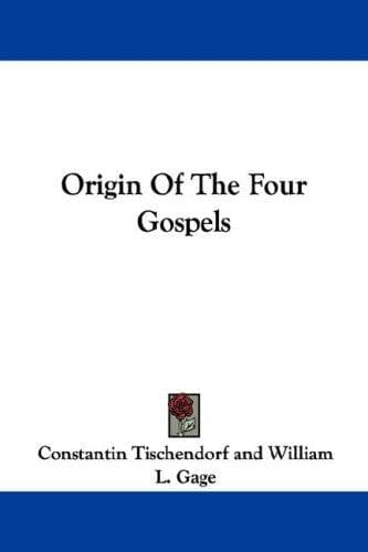 Cover image for Origin Of The Four Gospels
