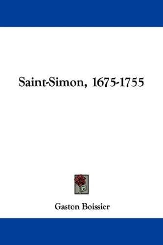 Cover image for Saint-Simon, 1675-1755