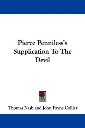 Cover image for Pierce Penniless's Supplication To The Devil