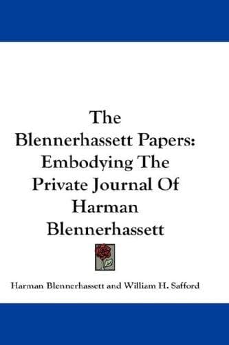 Cover image for The Blennerhassett Papers