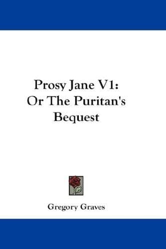 Cover image for Prosy Jane V1