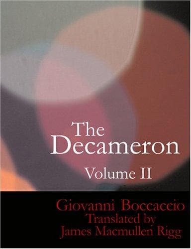 Cover image for The Decameron, Volume II (Large Print Edition)