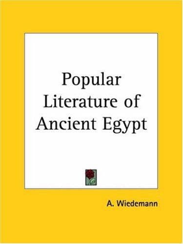 Cover image for Popular Literature of Ancient Egypt