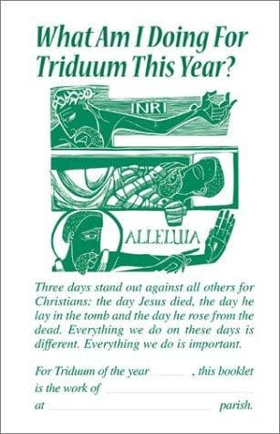 Cover image for What Am I doing for Triduum This Year?