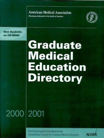Cover image for Graduate Medical Education Directory 2000-2001