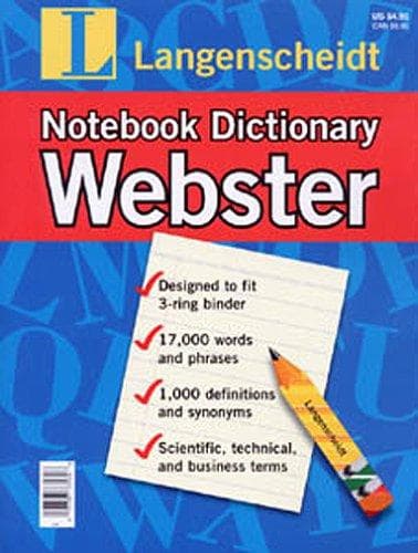 Cover image for Webster English Notebook Dictionary