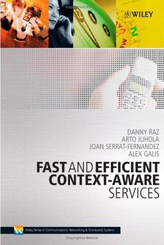 Cover image for Fast and Efficient Context-Aware Services (Wiley Series on Communications Networking & Distributed Systems)