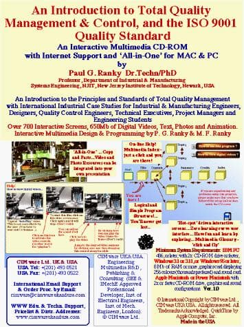 An Introduction to Total Quality Management & Control and and the ISO9001 Quality Standard (Interactive Multimedia Text, Photos, Animation and 45 min Digital, Interactive Videos)