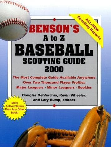 Cover image for A to Z Professional Scouting Guide (Benson's A to Z Baseball Scouting Guide)