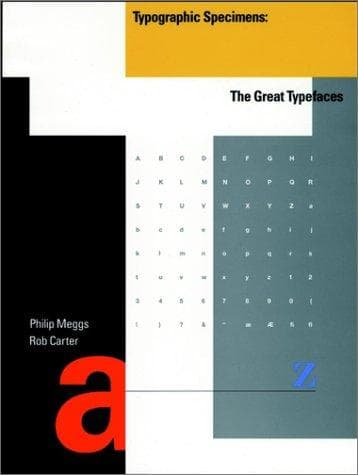 Cover image for Typographic Specimens