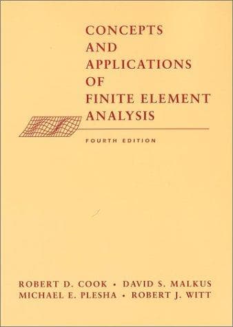 Cover image for Concepts and applications of finite element analysis