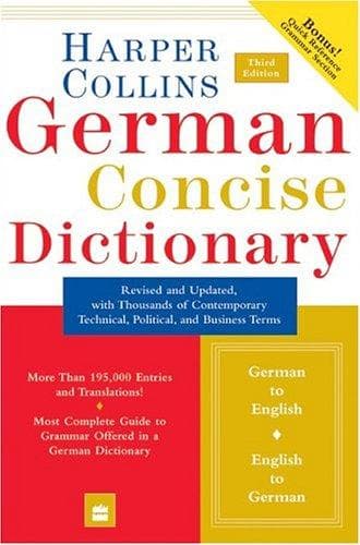 Cover image for Collins German Concise Dictionary, 3e (HarperCollins Concise Dictionaries)