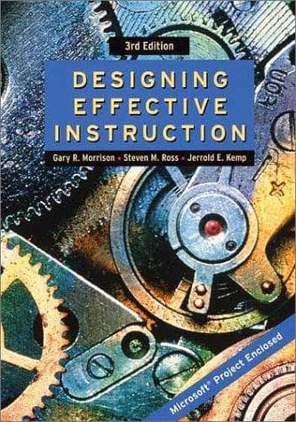 Cover image for Designing Effective Instruction, 3rd Edition