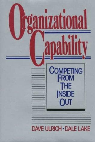 Cover image for Organizational Capability