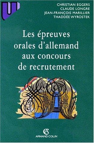 Les Epreuves orales d'allemand aux concours de recrutement