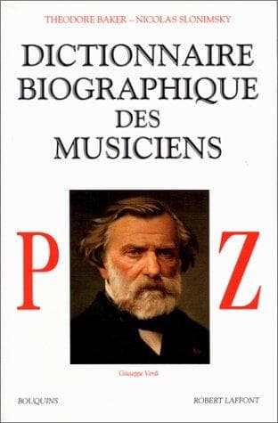 Dictionnaire biographique des musiciens