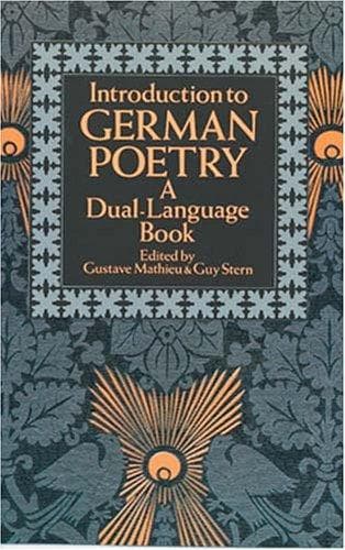 Cover image for Introduction to German Poetry (Dual-Language) (A Dual-Language Book)
