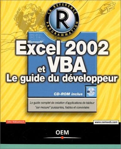 Cover image for Excel 2002 et VBA 
