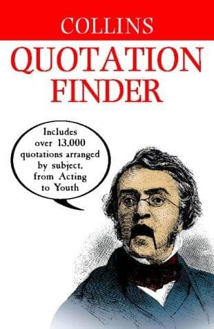 Cover image for Collins Quotation Finder (Dictionary)