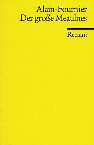 Cover image for Der große Meaulnes.