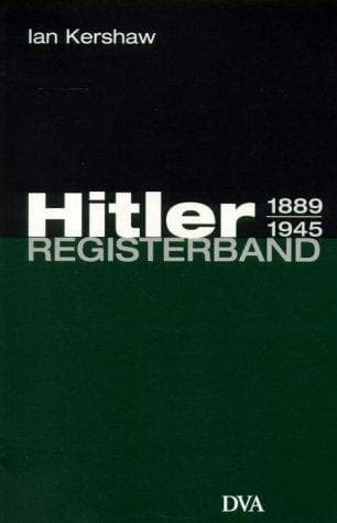 Cover image for Hitler, Registerband