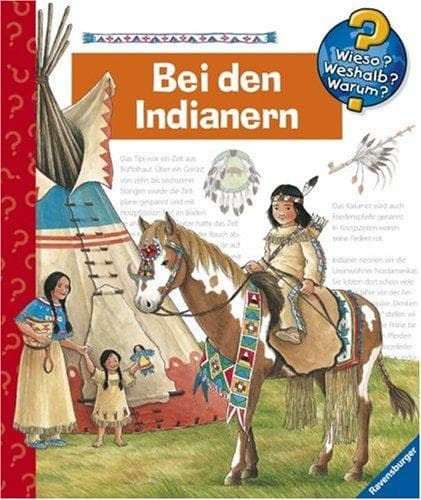 Cover image for Wieso? Weshalb? Warum? Bei den Indianern.