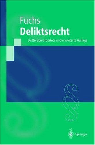 Cover image for Deliktsrecht (Springer-Lehrbuch)