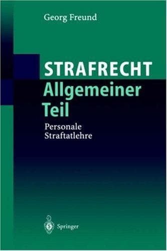 Cover image for Strafrecht Allgemeiner Teil