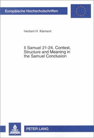 II Samuel 21 - 24