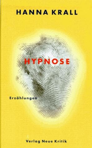 Cover image for Hypnose. Erzählungen.