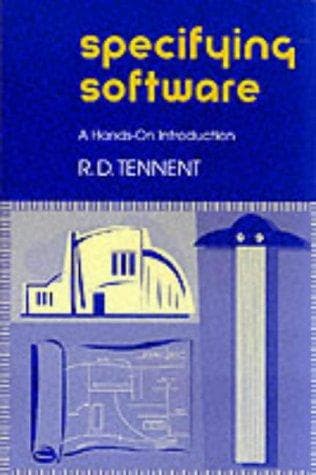 Cover image for Specifying Software