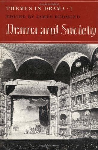 Cover image for Drama and society.
