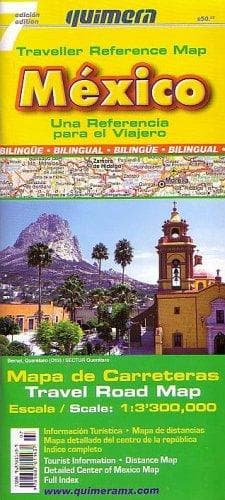 Mexico Traveller Reference Map by Quimera