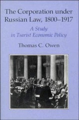 Cover image for The Corporation under Russian Law, 18001917