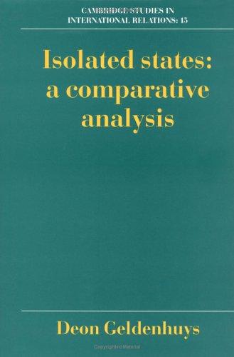Cover image for Isolated states