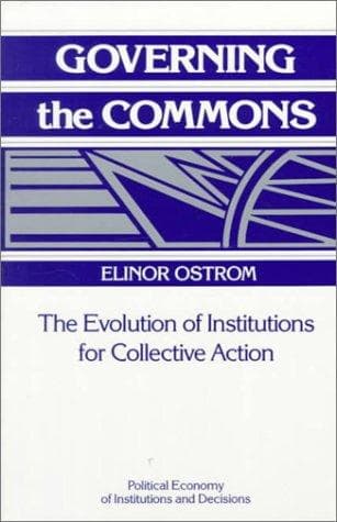 Cover image for Governing the commons