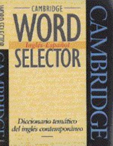 Cover image for Cambridge Word Selector 