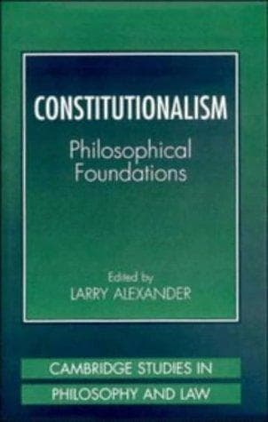 Cover image for Constitutionalism