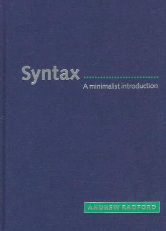 Cover image for Syntax
