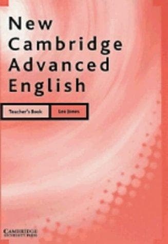 Cover image for New Cambridge Advanced English Teacher's book