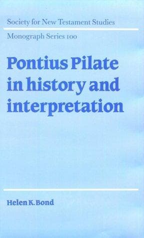Cover image for Pontius Pilate in history and interpretation