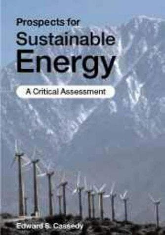 Cover image for Prospects for Sustainable Energy