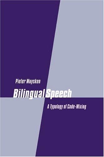 Cover image for Bilingual speech