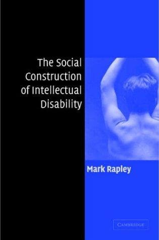 Cover image for The Social Construction of Intellectual Disability
