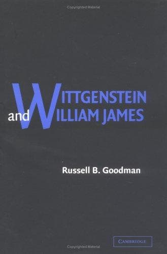 Cover image for Wittgenstein and William James